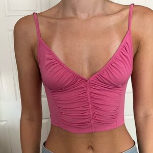 Urban Outfitters Pink Corset Top